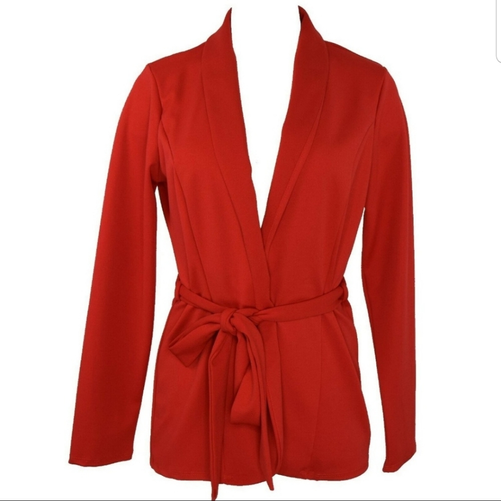 Belted Lightweight Blazer